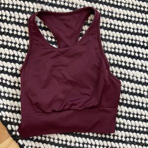 Lulu lemon size 6 long line bra
